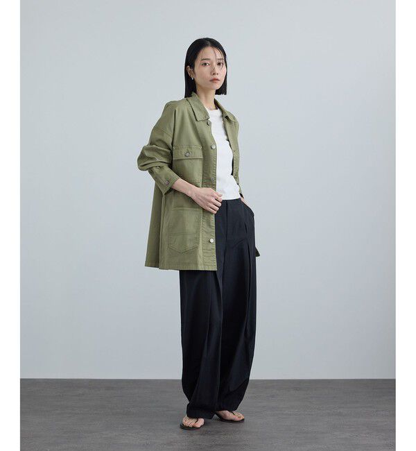 SALON adam et rope'「【WEB・一部店舗限定】ブロークンツイルカバーオール」|その他|