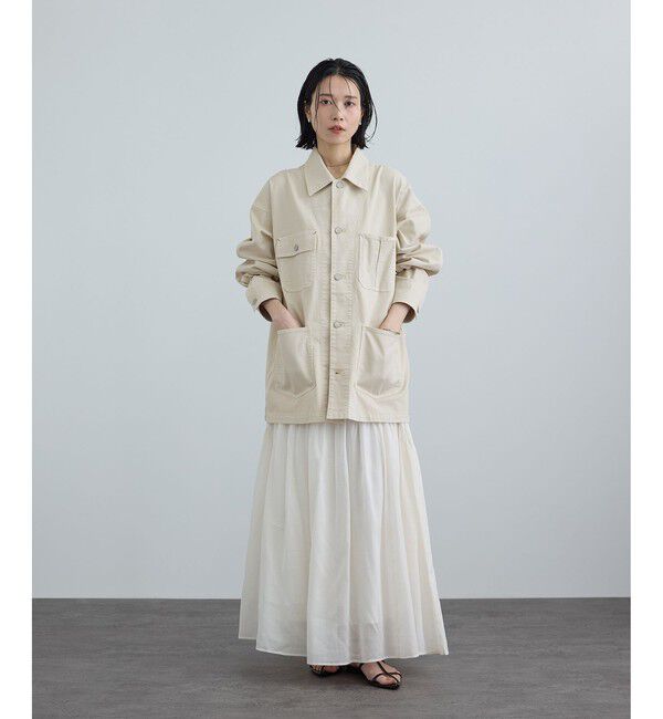 SALON adam et rope'「【WEB・一部店舗限定】ブロークンツイルカバーオール」|その他|