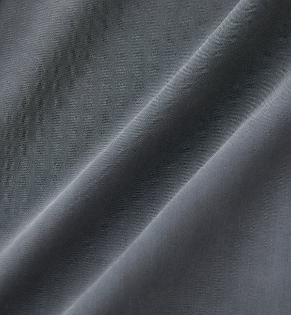  「メタルボタンノーカラーブラウス」|シャツ・ブラウス|