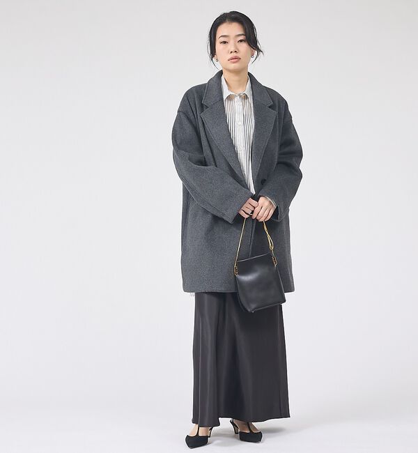 Rouge vif「【一部店舗限定】ニットビーバーコート/ダブルブレストコート」|その他|