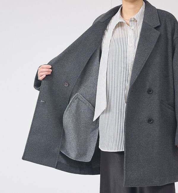 Rouge vif「【一部店舗限定】ニットビーバーコート/ダブルブレストコート」|その他|