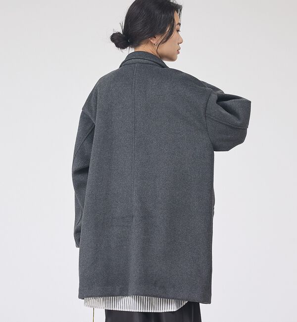 Rouge vif「【一部店舗限定】ニットビーバーコート/ダブルブレストコート」|その他|