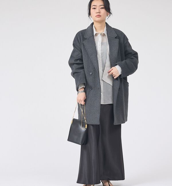 Rouge vif「【一部店舗限定】ニットビーバーコート/ダブルブレストコート」|その他|