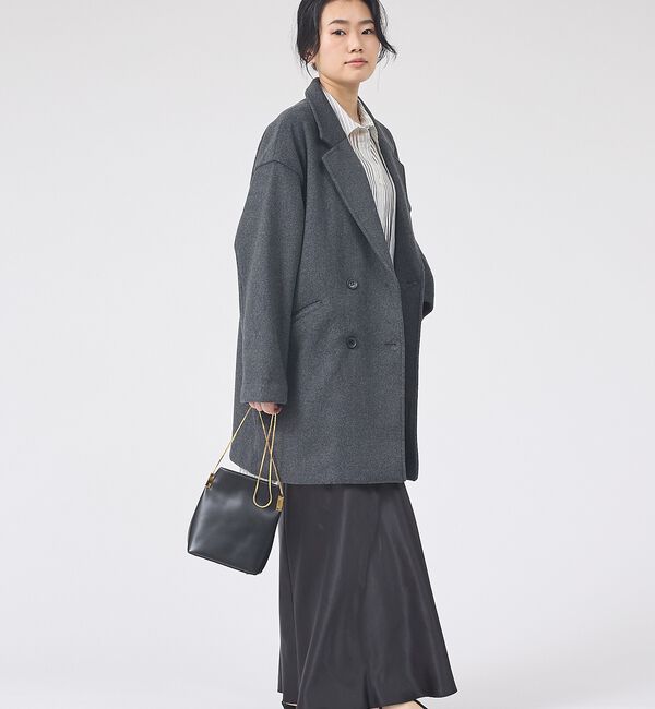 Rouge vif「【一部店舗限定】ニットビーバーコート/ダブルブレストコート」|その他|