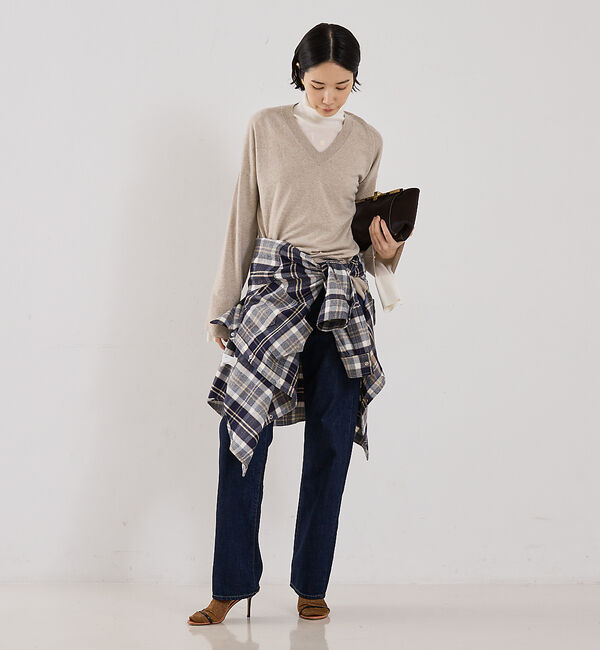 The Store by C' 「【COCUCA】Vネックニット」|ニット・セーター|