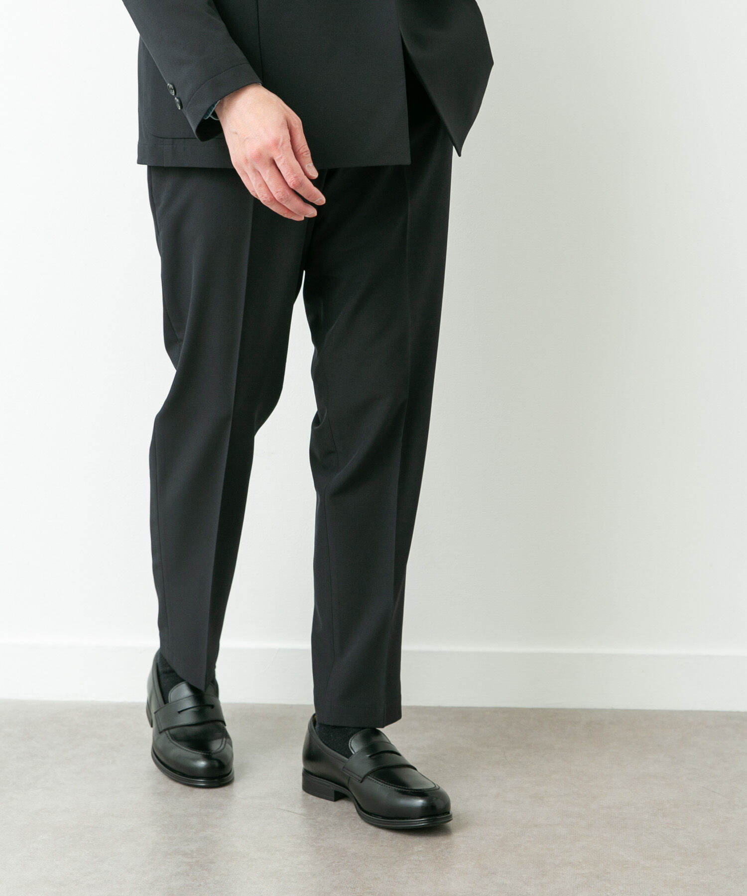 URBAN RESEARCH DOORS「LIFE STYLE TAILOR　4WAYストレッチコンフォータブルパンツ」|スラックス|ネイビー