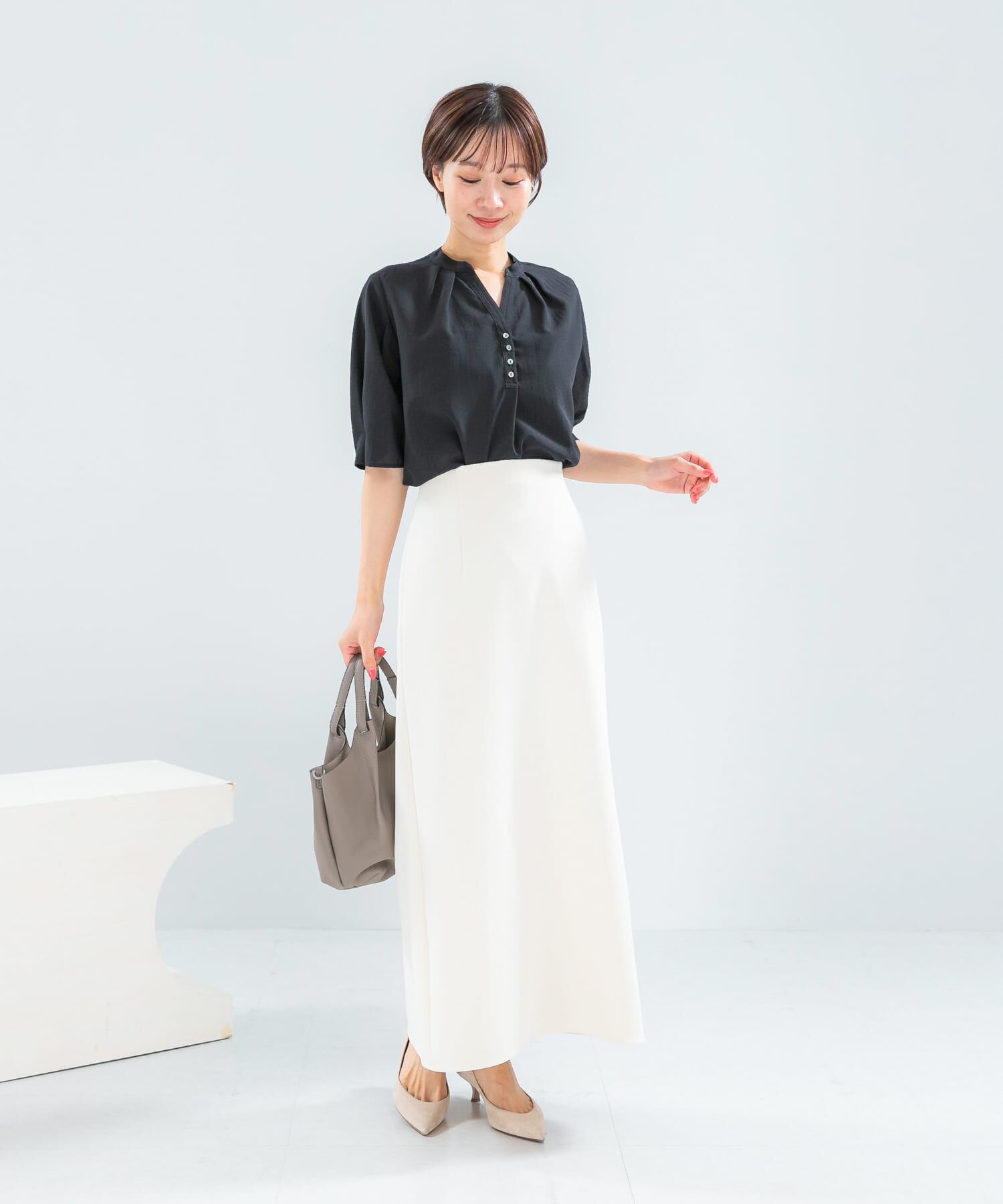 URBAN RESEARCH ROSSO「ウォッシャブル吸水速乾ストレッチ スカート」|スカート|