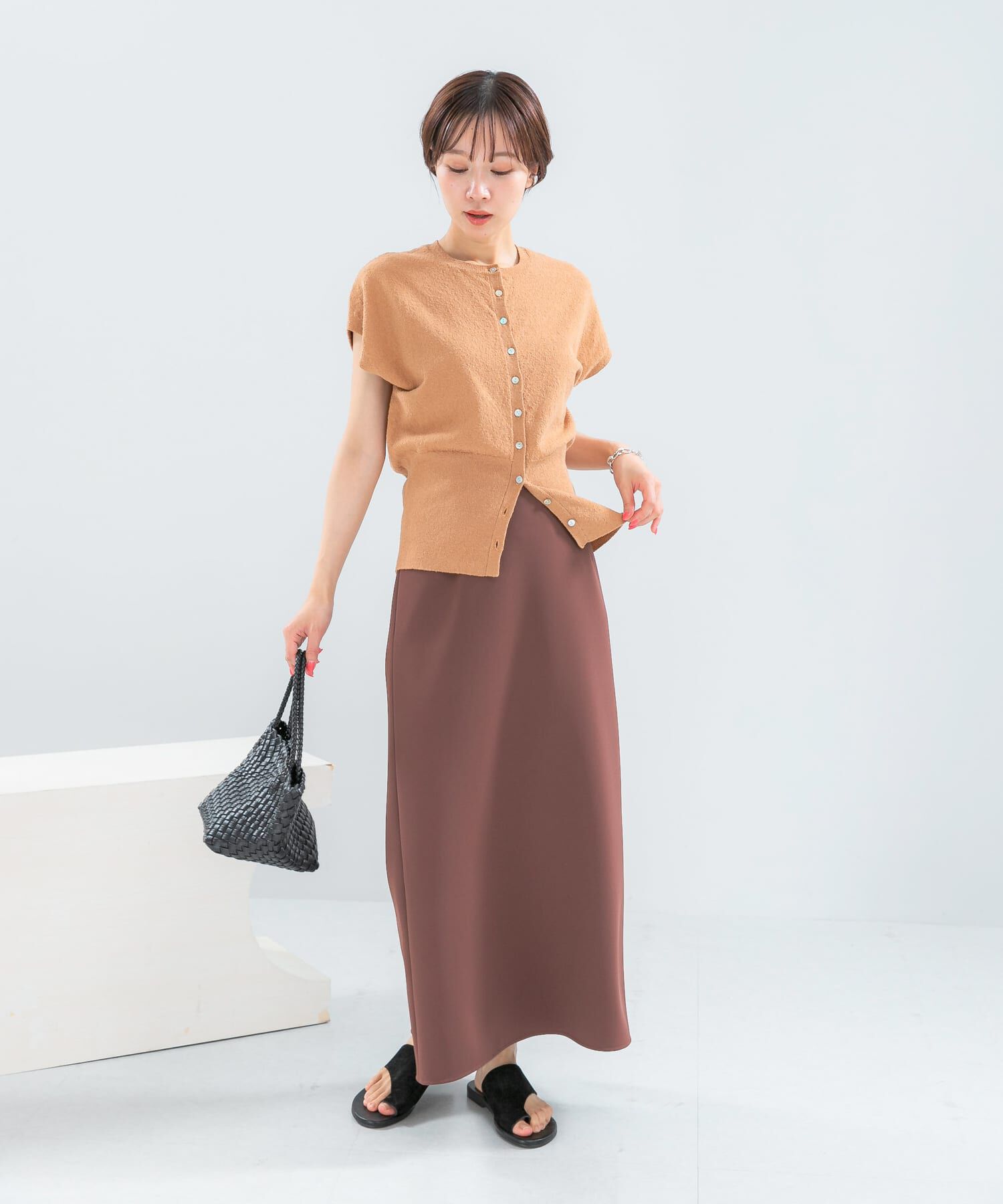 URBAN RESEARCH ROSSO「ウォッシャブル吸水速乾ストレッチ スカート」|スカート|