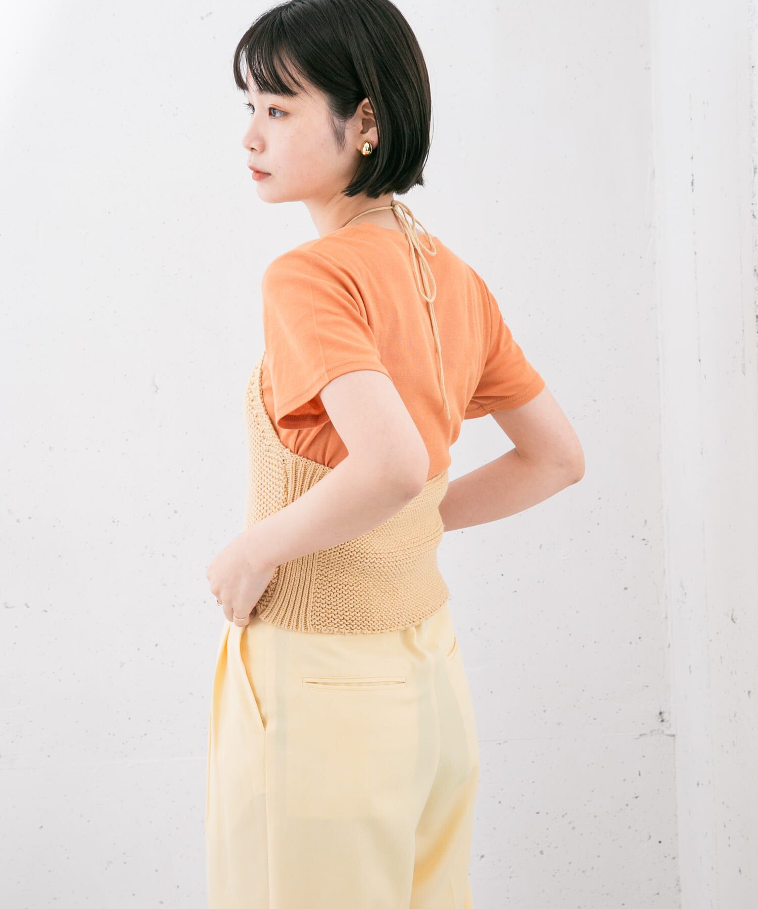  「コンパクトベーシックTシャツ」|Tシャツ・カットソー|