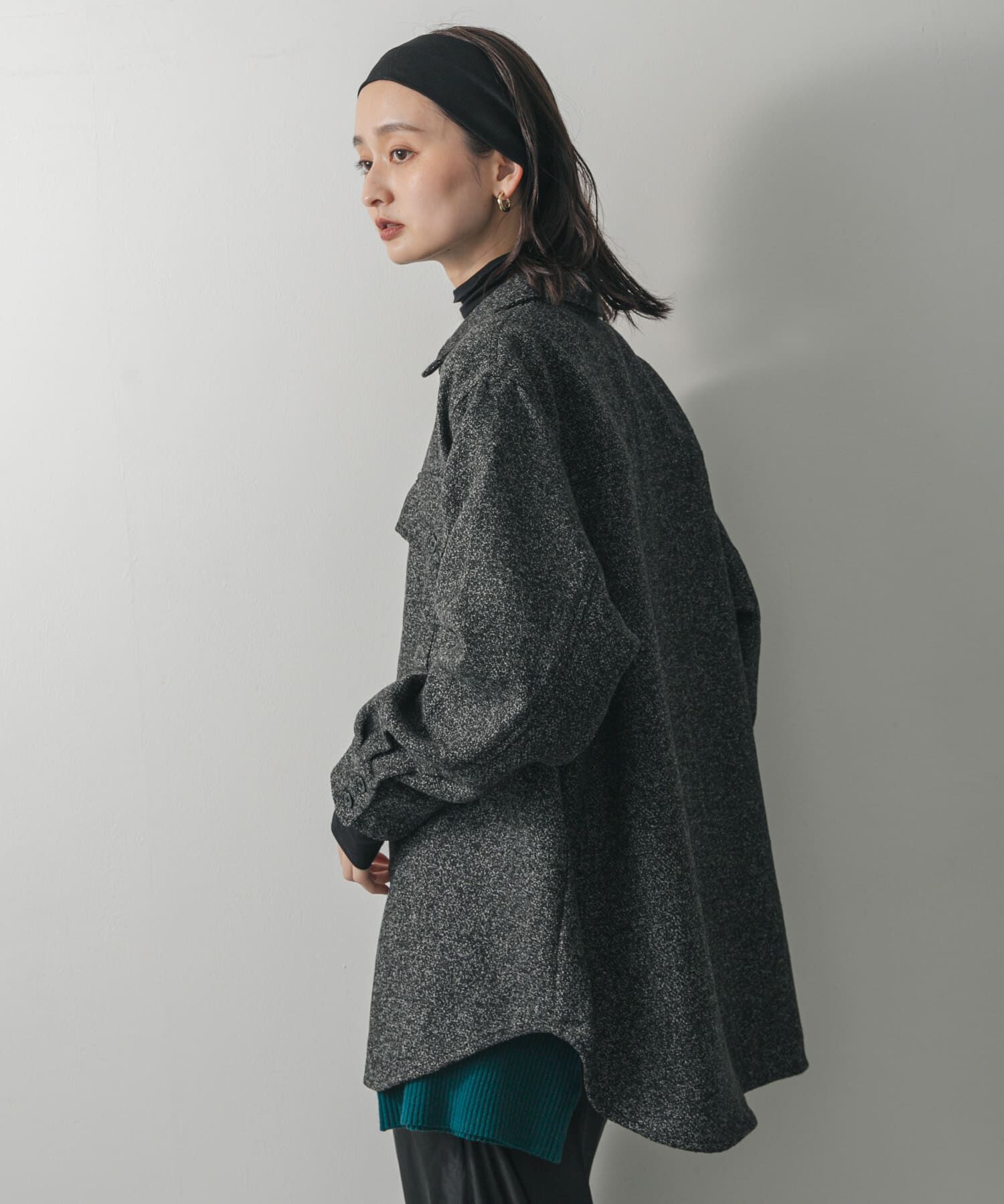 SENSE OF PLACE by URBAN RESEARCH「ウールライクオーバーシャツ」|シャツ・ブラウス|