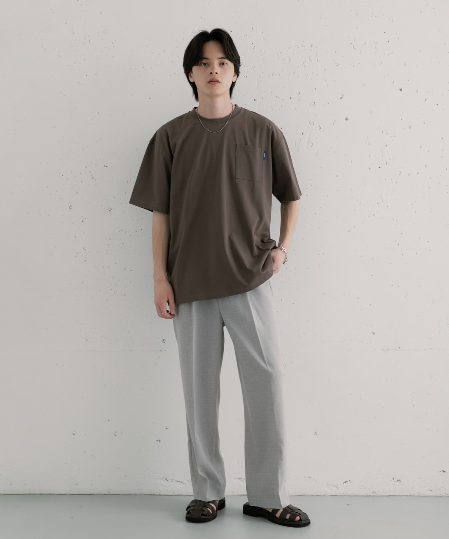SENSE OF PLACE by URBAN RESEARCH「リネンライクマイクロチェックワイドスラックス」|その他|