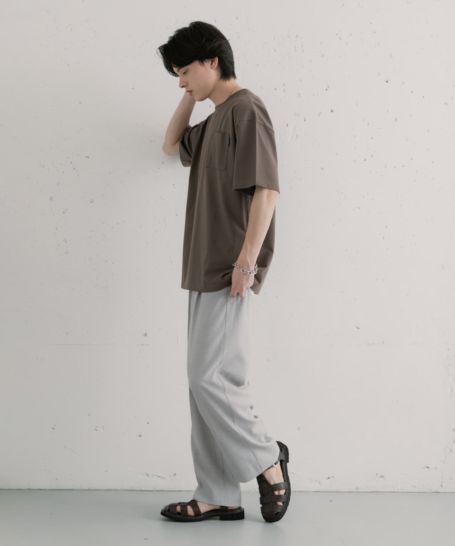 SENSE OF PLACE by URBAN RESEARCH「リネンライクマイクロチェックワイドスラックス」|その他|