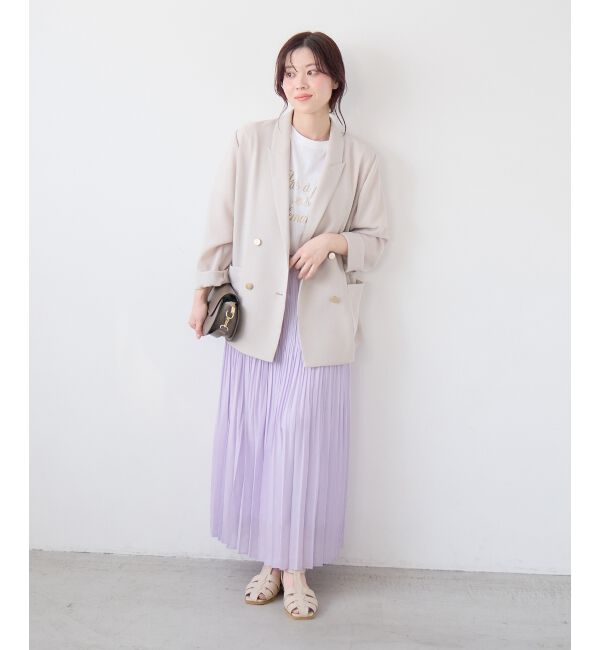  「【手洗い可】メッシュダブルブレストジャケット」|その他|