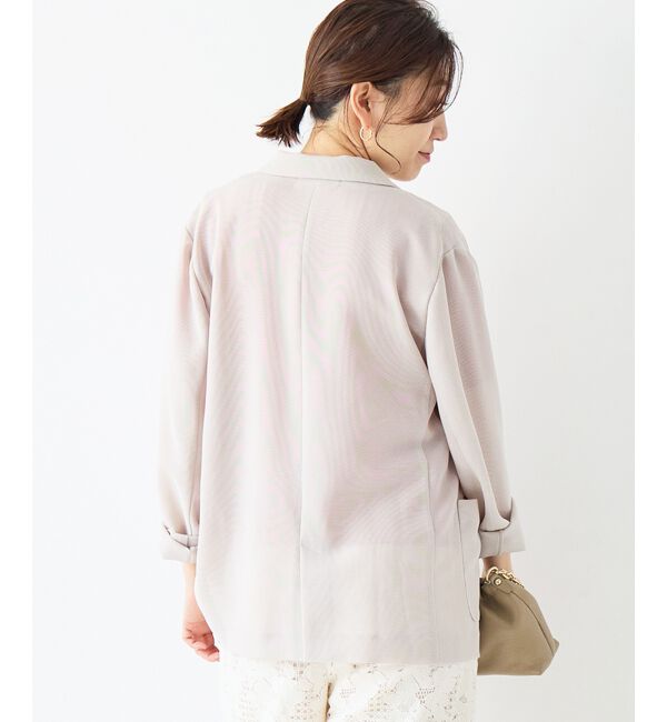  「【手洗い可】メッシュダブルブレストジャケット」|その他|