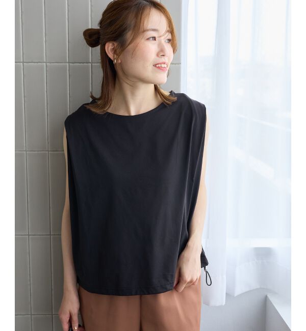  「《WEB限定アイテム》マルチファンクションショルダータックトップス」|Tシャツ・カットソー|