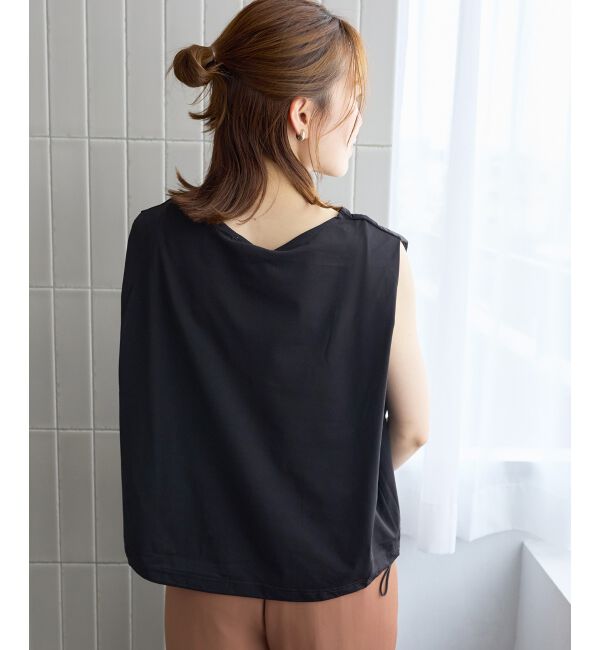  「《WEB限定アイテム》マルチファンクションショルダータックトップス」|Tシャツ・カットソー|