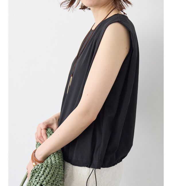  「《WEB限定アイテム》マルチファンクションショルダータックトップス」|Tシャツ・カットソー|