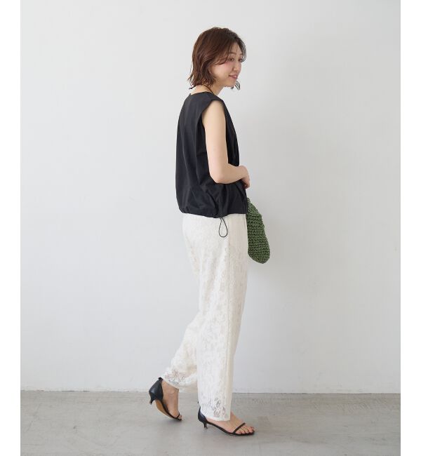  「《WEB限定アイテム》マルチファンクションショルダータックトップス」|Tシャツ・カットソー|