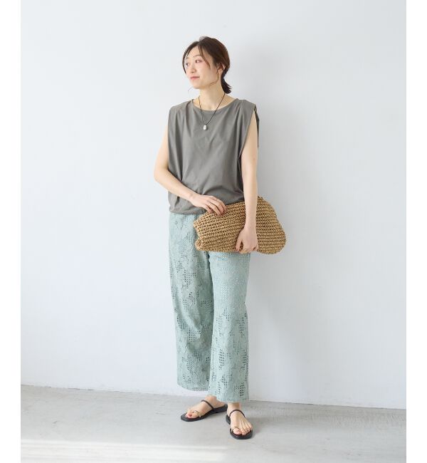  「《WEB限定アイテム》マルチファンクションショルダータックトップス」|Tシャツ・カットソー|