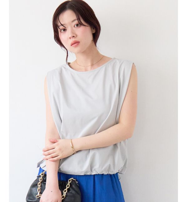  「《WEB限定アイテム》マルチファンクションショルダータックトップス」|Tシャツ・カットソー|