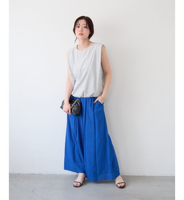  「《WEB限定アイテム》マルチファンクションショルダータックトップス」|Tシャツ・カットソー|