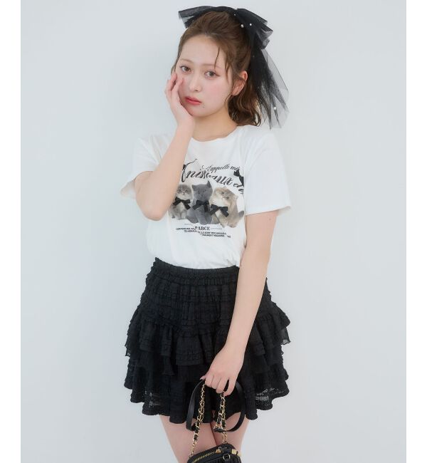  「Fluffy friendsTシャツ」|Tシャツ・カットソー|