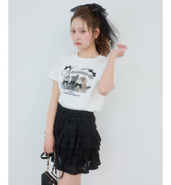  「Fluffy friendsTシャツ」|Tシャツ・カットソー|