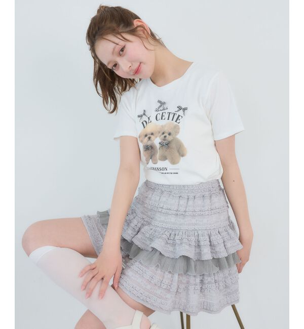  「Fluffy friendsTシャツ」|Tシャツ・カットソー|