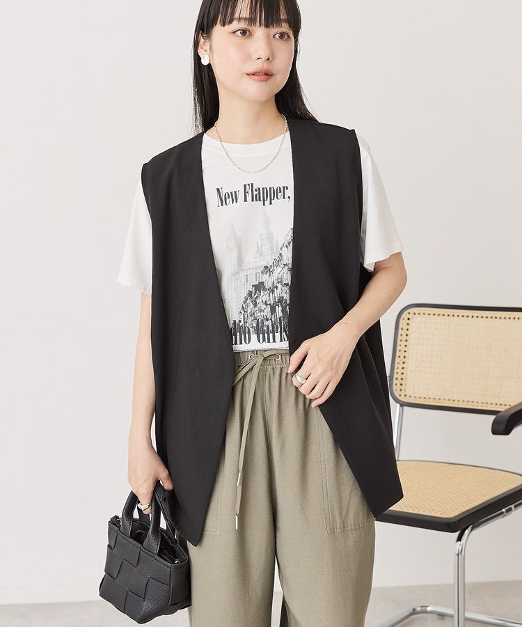 AMERICAN HOLIC「【接触冷感・イージーケア】ベルト付きジレ」|その他|