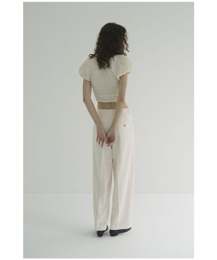 【新品タグ付】CLANE SHIRRING PUFF TOPS M アイボリー CLANE】SHIRRING PUFF TOPS（GARAGE OF GOOD CLOTHING）｜ルミネの