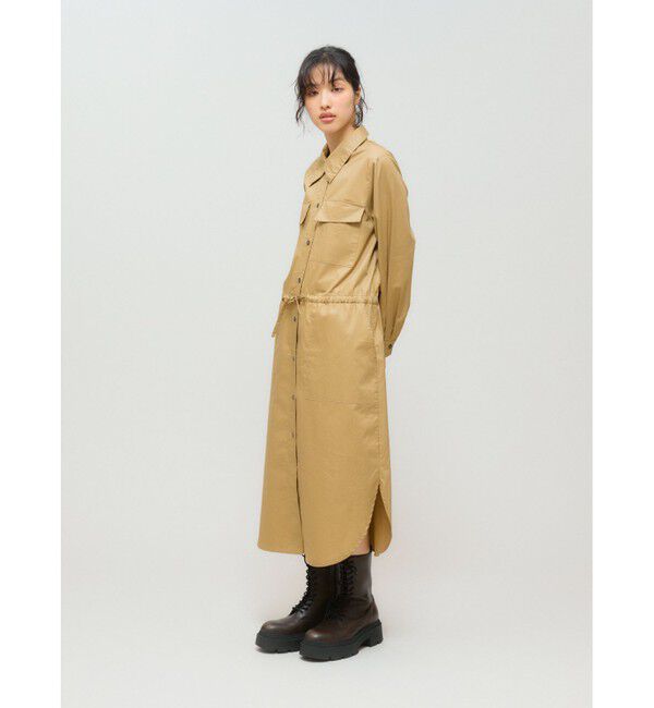 MIDIUMISOLID「MIDIUMISOLID for Ladies ワークシャツワンピース」|ワンピース|