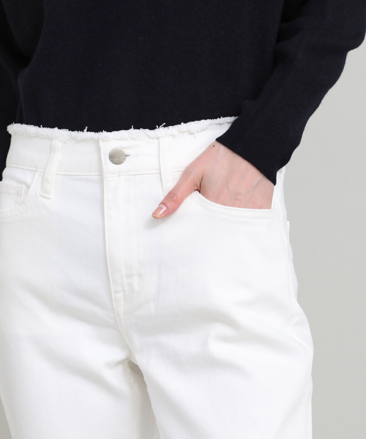 7-IDconcept.「H. Salt ミッドライズテーパードデニム《Healthy DENIM》」|デニム|