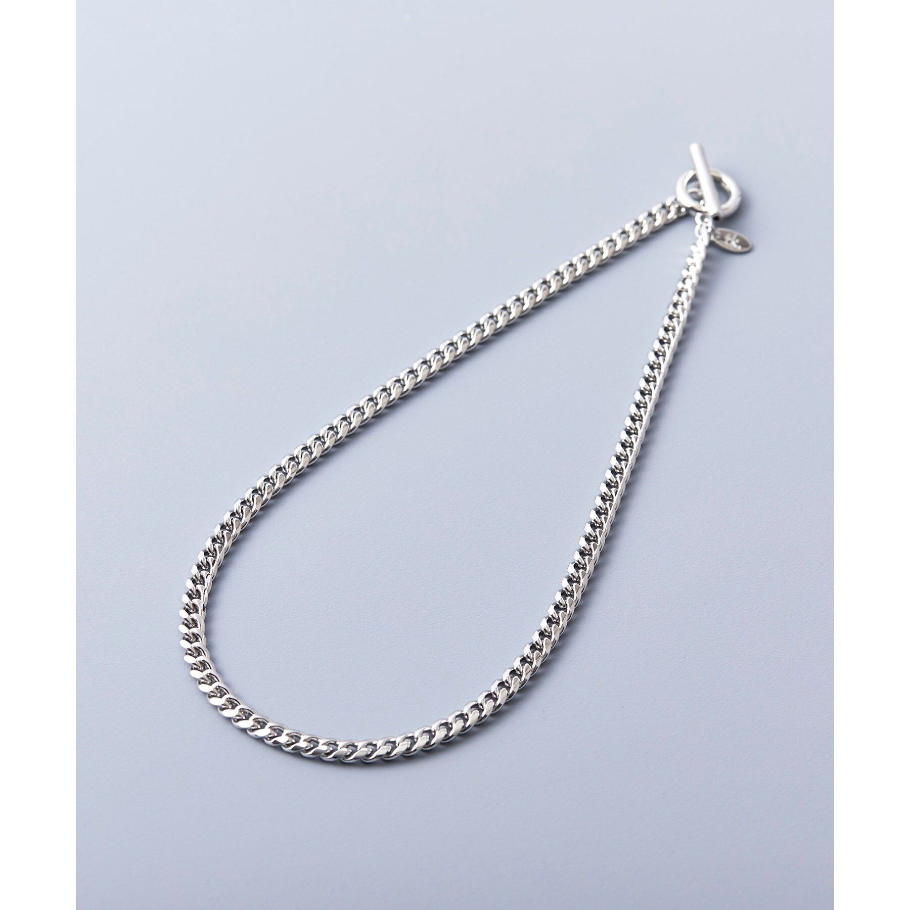 tk.TAKEO KIKUCHI「ASSORT CHAIN NECKLACE / アソートチェーンネックレス」|ネックレス|シルバー(106)