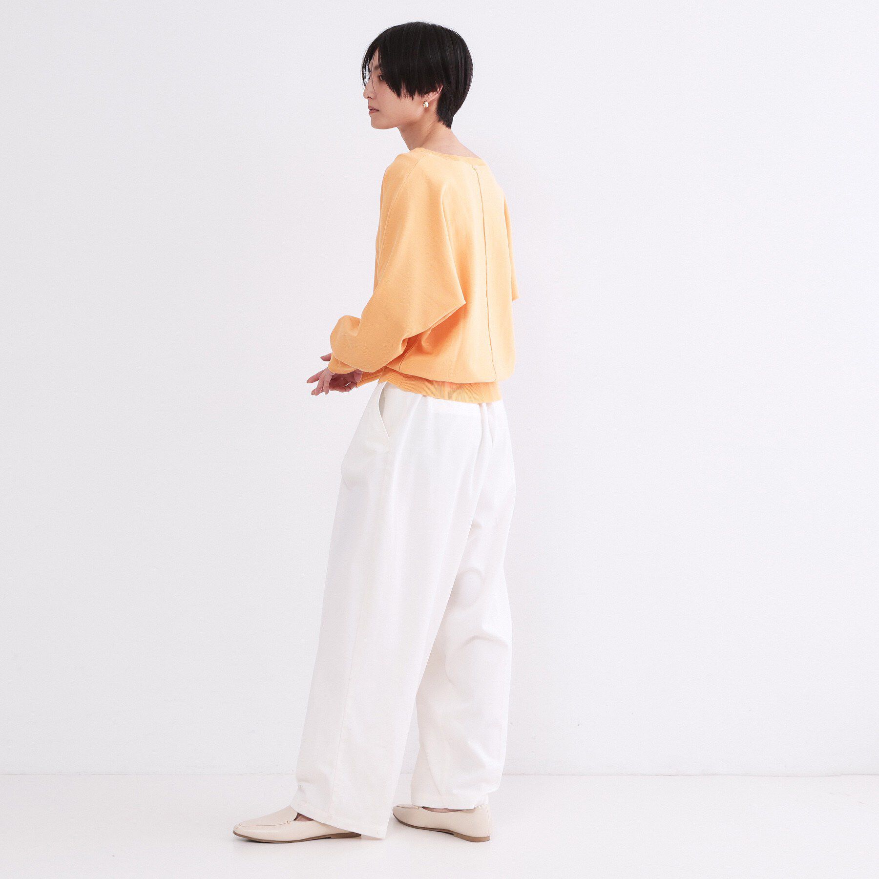 OPAQUE.CLIP「リラクシードルマンスリーブニット【洗濯機OK／抗ピル】」|ニット・セーター|