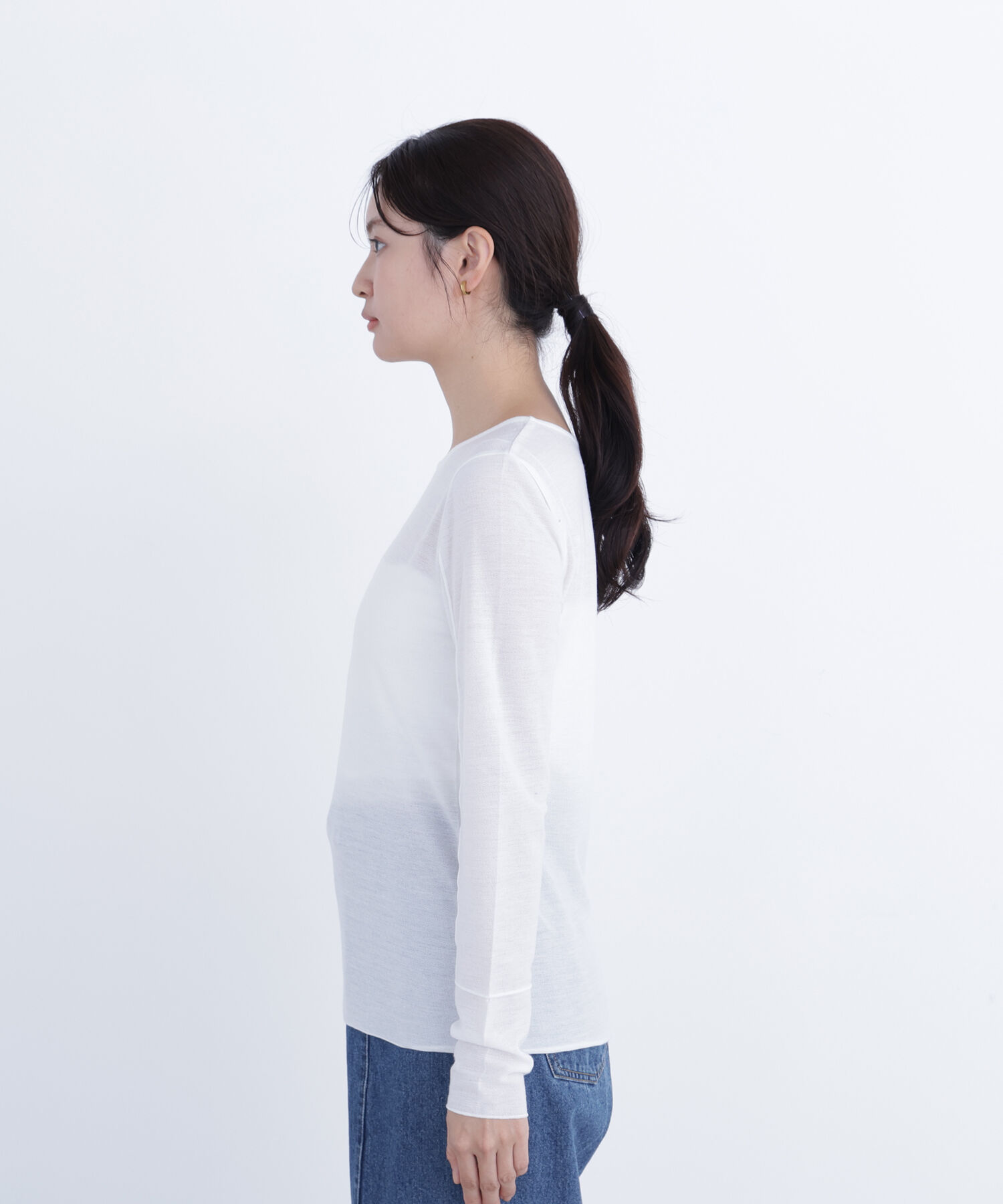  「〈N.〉シアーメロウカットソー」|Tシャツ・カットソー|