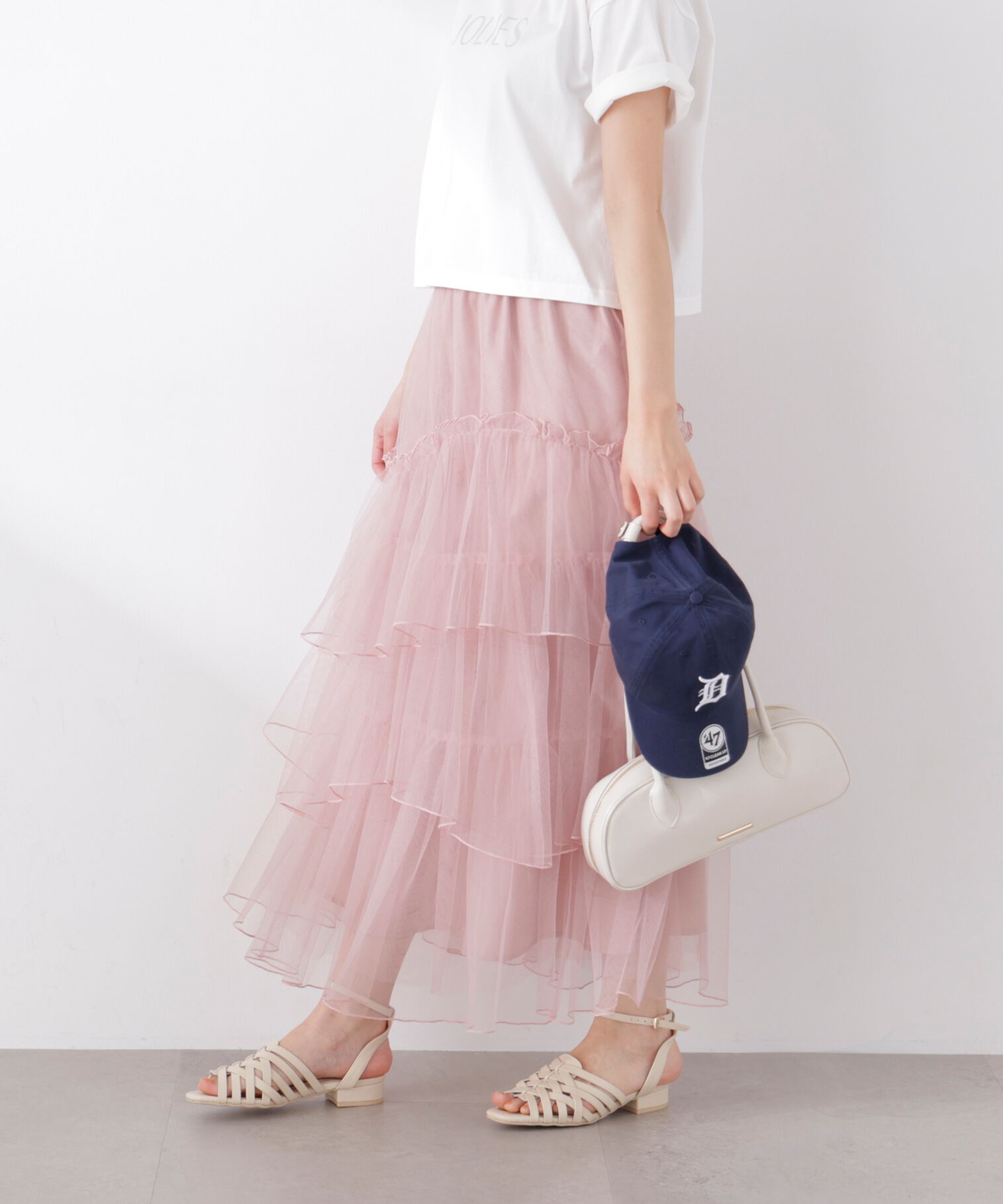 PROPORTION BODY DRESSING「ランダムティアードチュールスカート　26SS」|スカート|