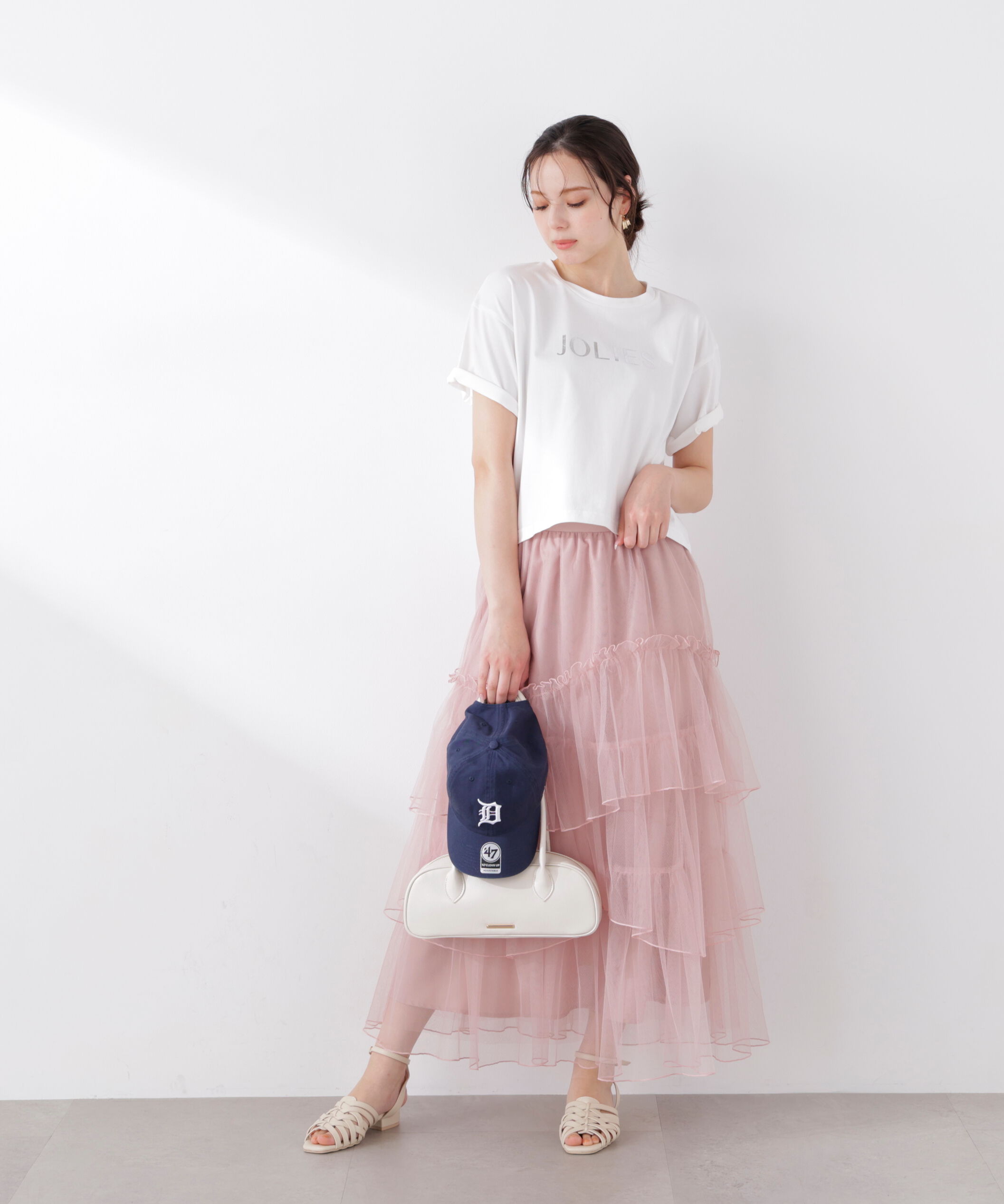 PROPORTION BODY DRESSING「ランダムティアードチュールスカート　26SS」|スカート|