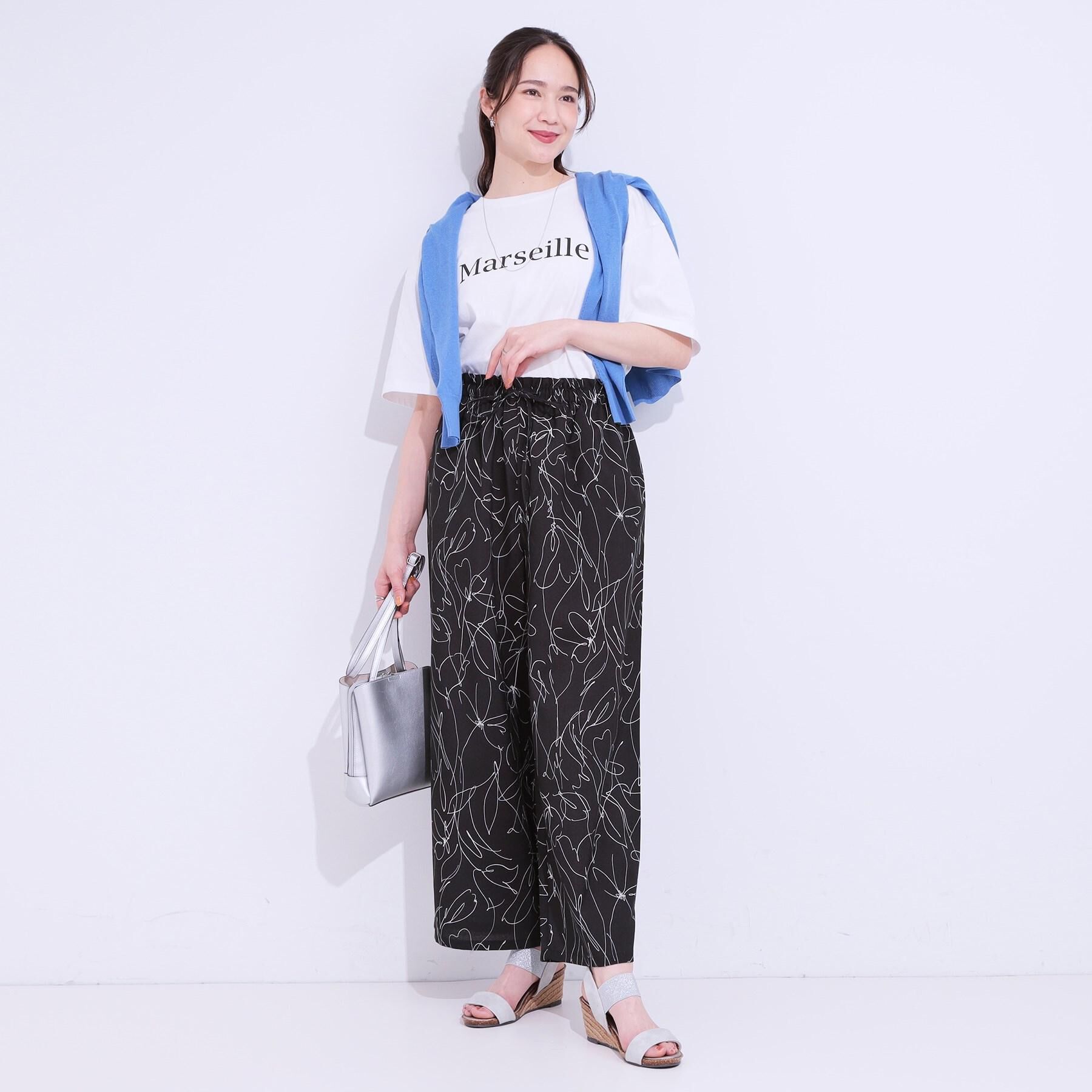 SHOO･LA･RUE「【選べる4柄】コットンプリントロゴTシャツ」|Tシャツ・カットソー|