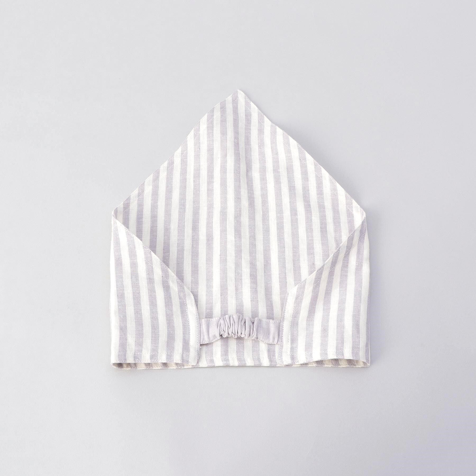 212 KITCHEN STORE「ブロックストライプ リネンコットン キッズエプロン・三角巾セット LPU ＜212Kオリジナル＞」|食器・キッチングッズ|