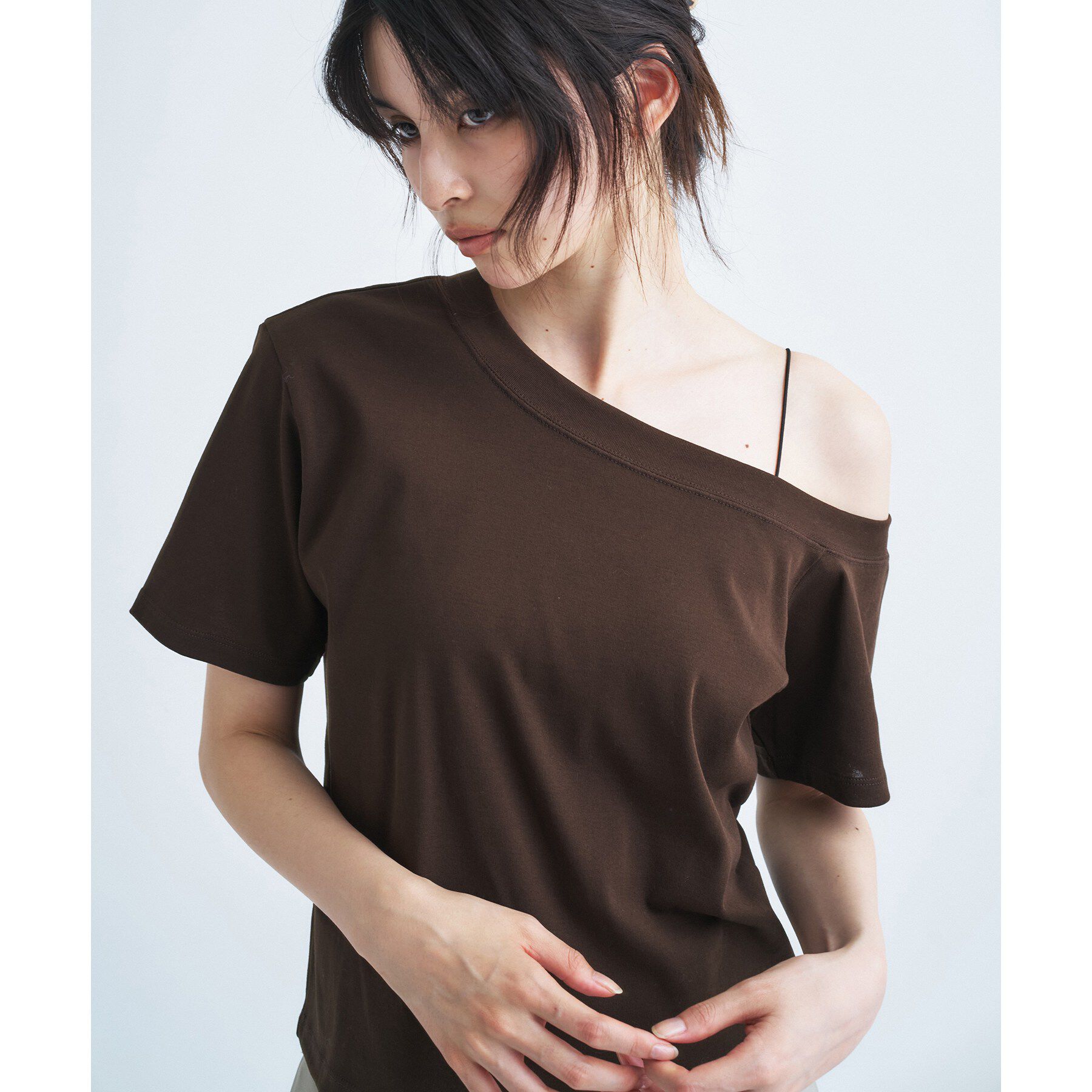 CODE A「PROTAGONISTA｜asymmetry tee」|Tシャツ・カットソー|