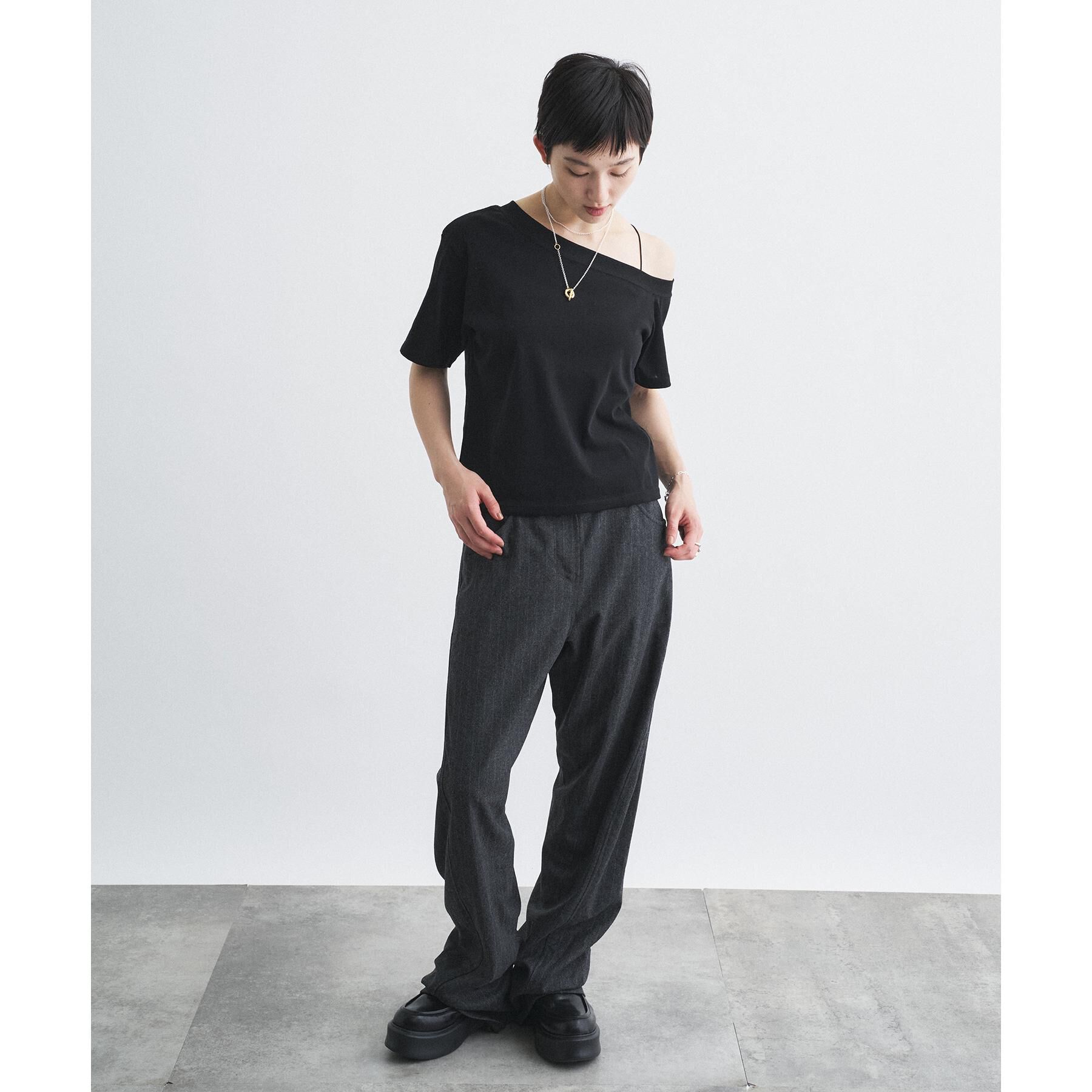CODE A「PROTAGONISTA｜asymmetry tee」|Tシャツ・カットソー|