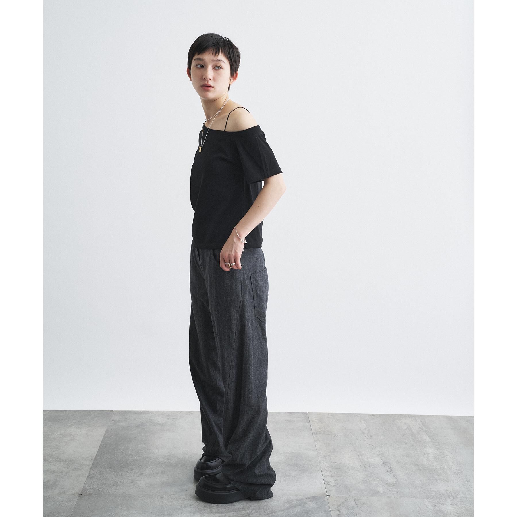 CODE A「PROTAGONISTA｜asymmetry tee」|Tシャツ・カットソー|