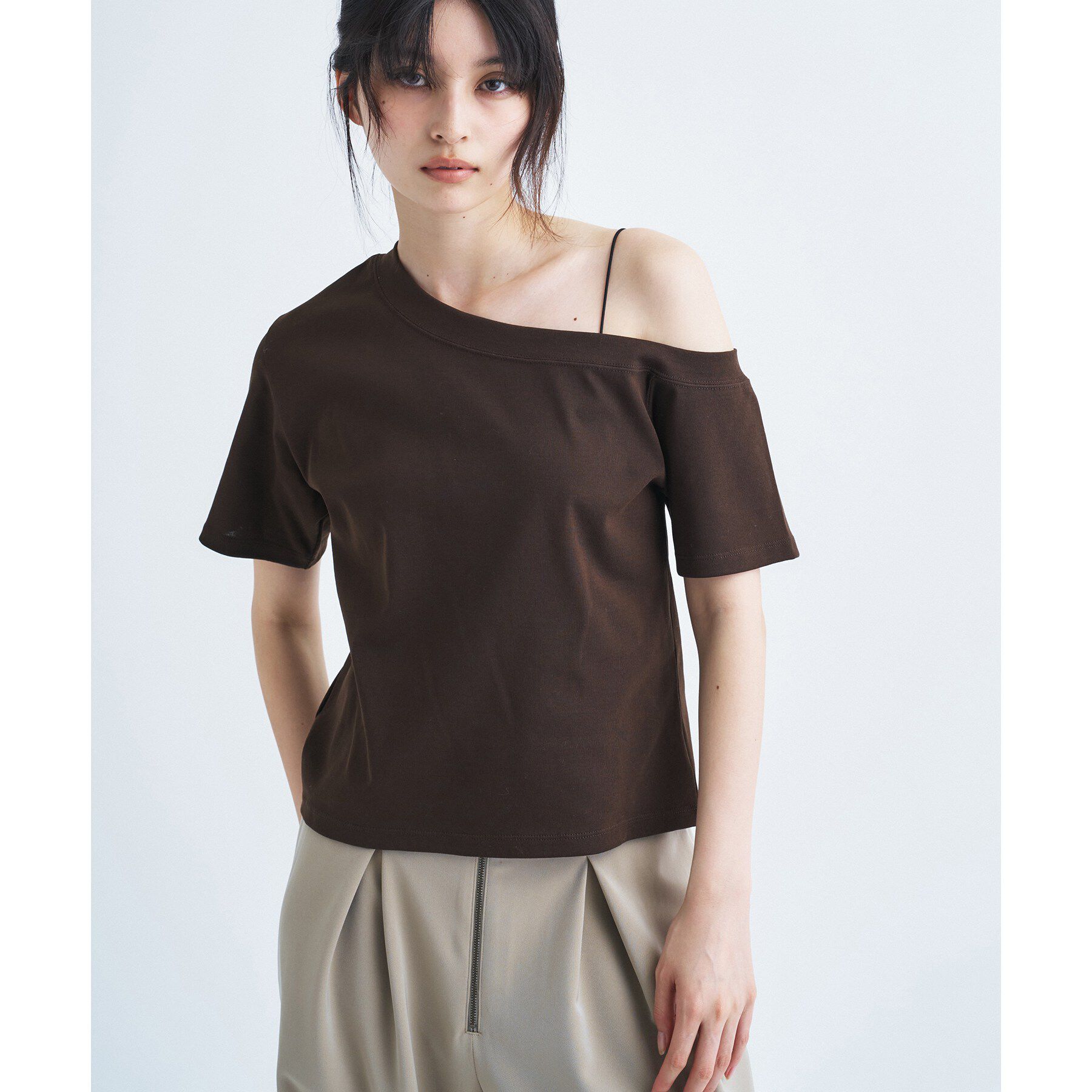 CODE A「PROTAGONISTA｜asymmetry tee」|Tシャツ・カットソー|