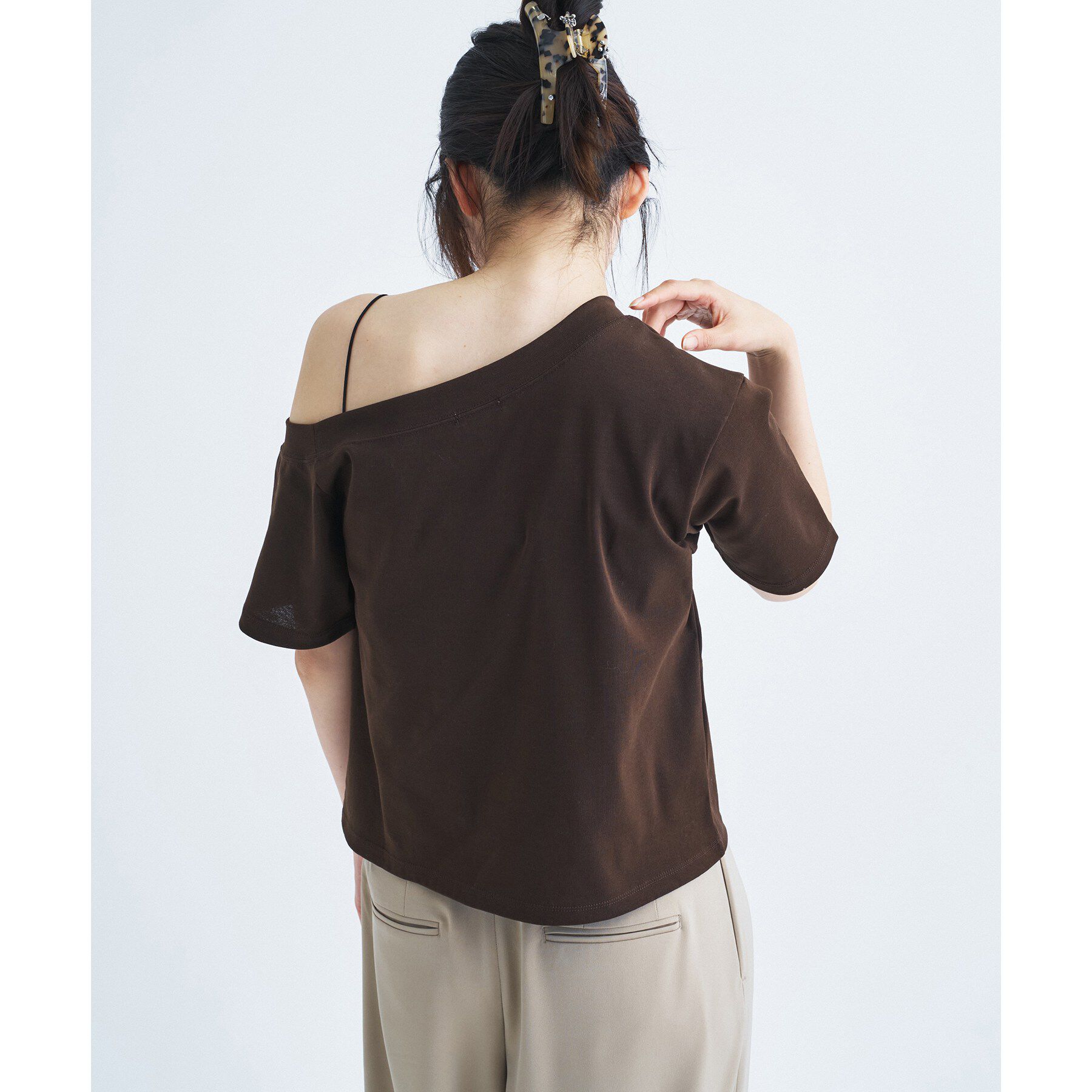 CODE A「PROTAGONISTA｜asymmetry tee」|Tシャツ・カットソー|