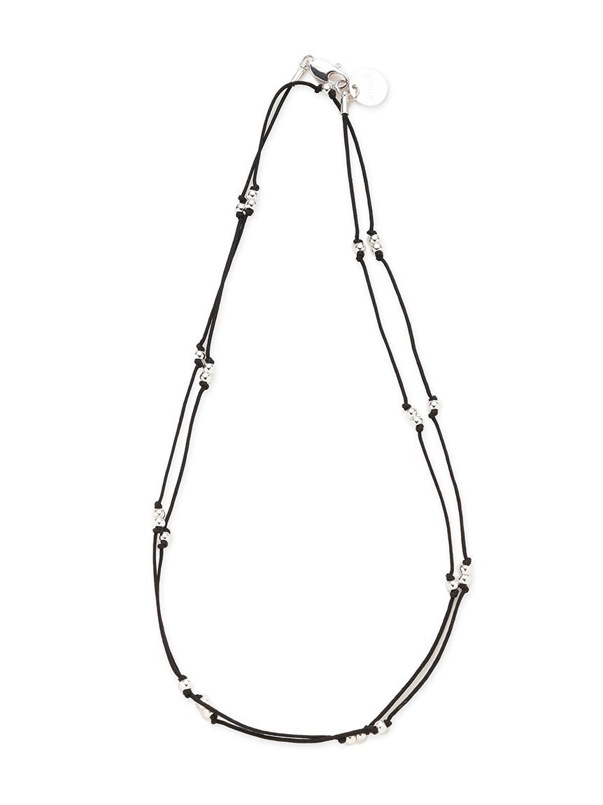 emmi atelier「2wayサテンコードネックレス」|ネックレス|