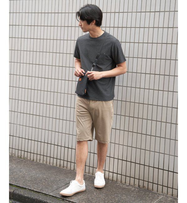 ikka「冷感DRYメランジ梨地Tシャツ」|Tシャツ・カットソー|