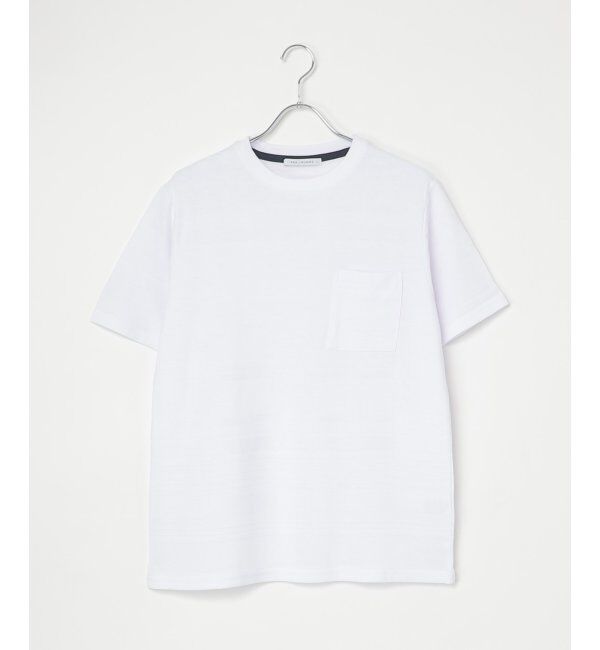 IKKA LOUNGE「冷感リップルボーダーT」|Tシャツ・カットソー|