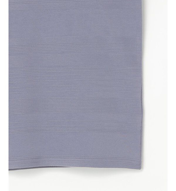 IKKA LOUNGE「冷感リップルボーダーT」|Tシャツ・カットソー|