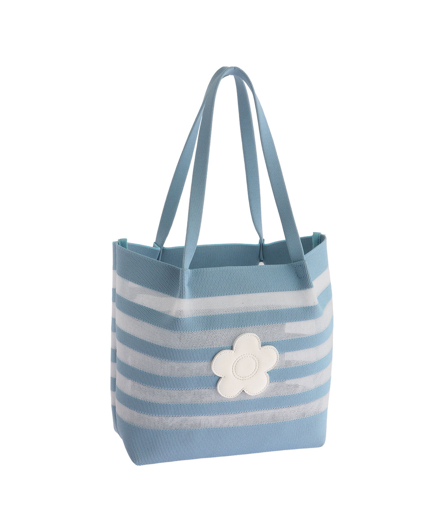MARY QUANT「メッシュボーダーニット トート」|トートバッグ|