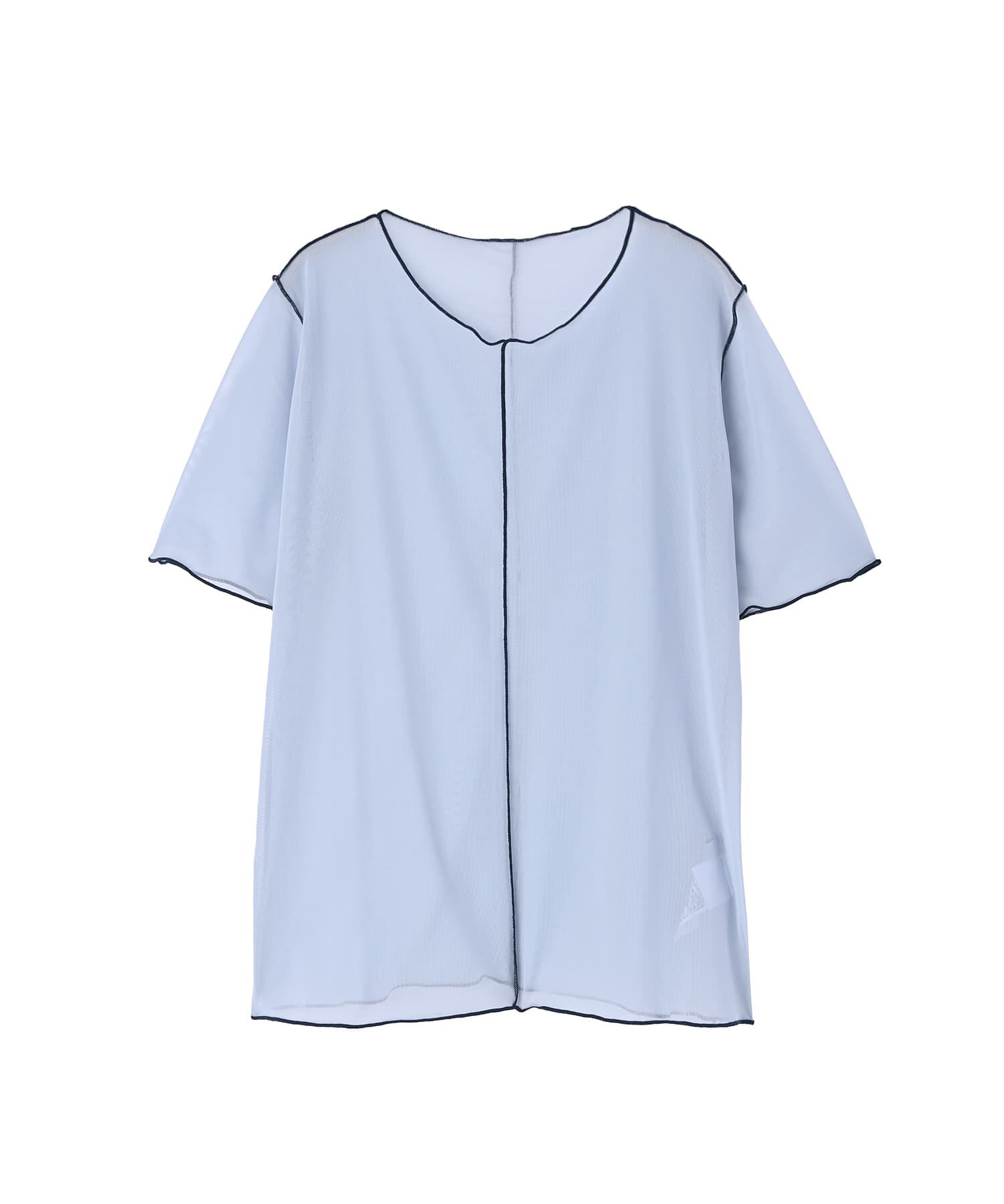 STYLE DELI「トリミング半袖シアートップス」|Tシャツ・カットソー|